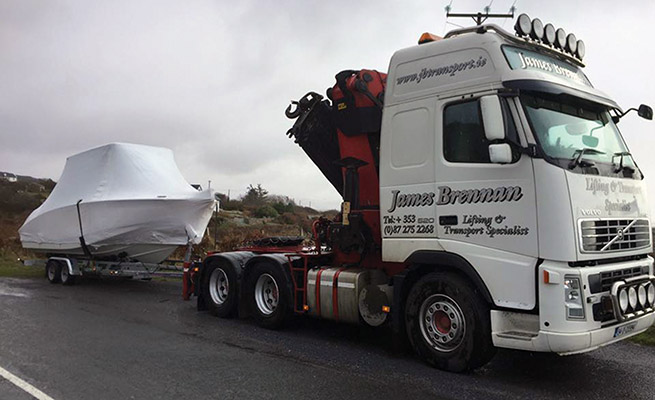 James Brennan Transport has developed a reputation for quality and service which is the envy of many of its competitors.)